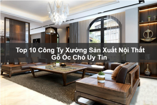 Top 10 Công Ty Xưởng Sản Xuất Nội Thất Gỗ Óc Chó Uy Tín