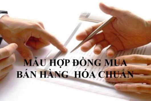 Mẫu Hợp Đồng Mua Bán Hàng Hóa Mới Nhất hiện nay