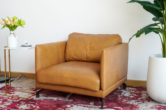 Ghế Sofa Đơn Bọc Da Cao Cấp Thiết Kế Theo Phong Cách Hiện Đại